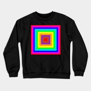 Multi coloured small squares background Crewneck Sweatshirt